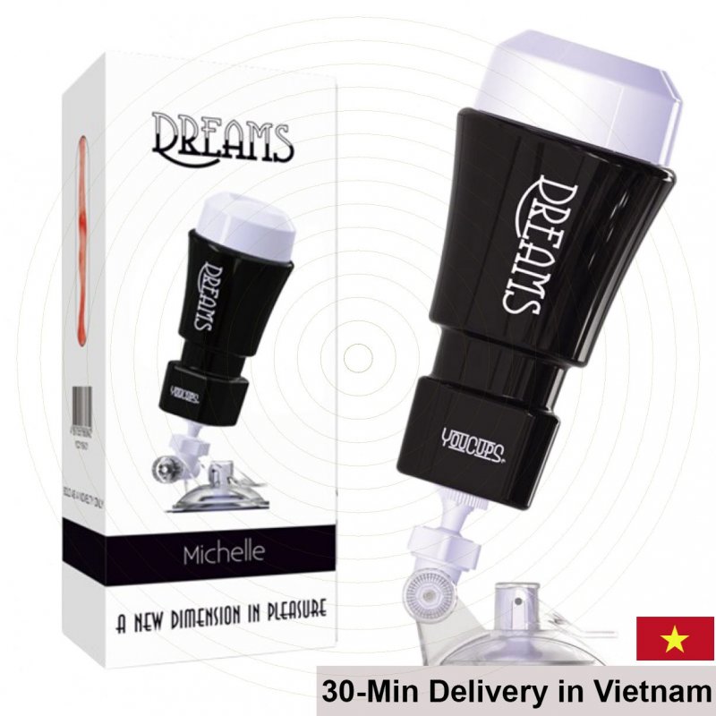 Youcups Dreams Girl Wall-Mounted Silicone Masturbator 26cm 