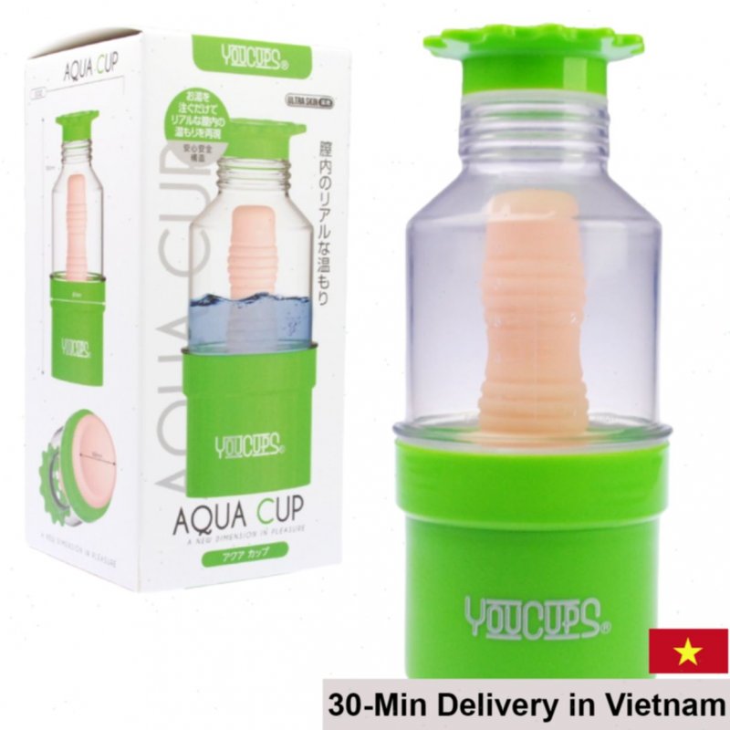 Youcups Water Cup Compact Male Masturbator Warm Filled 
