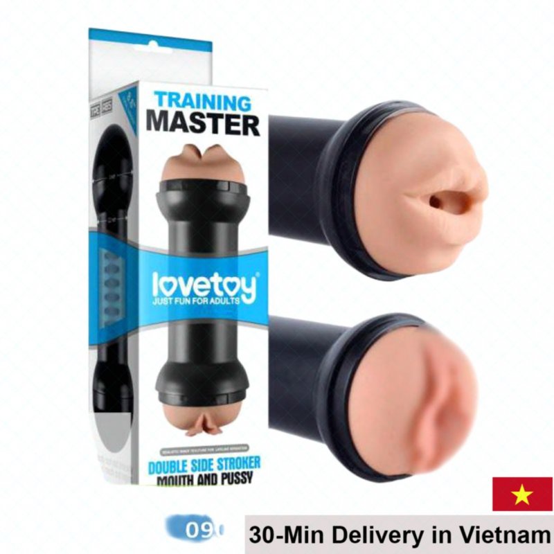 Lovetoy Double Side Male Toy Dual Vaginal Mouth Realistic Pleasure 