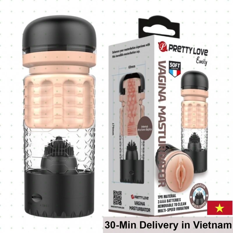 Emily Pretty Love Sucking & Vibrating Male Masturbation Cup 