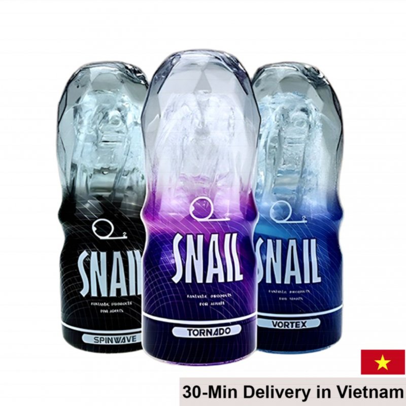 Snail Cup Clear Male Masturbator – Discreet, Ultra Realistic Design 