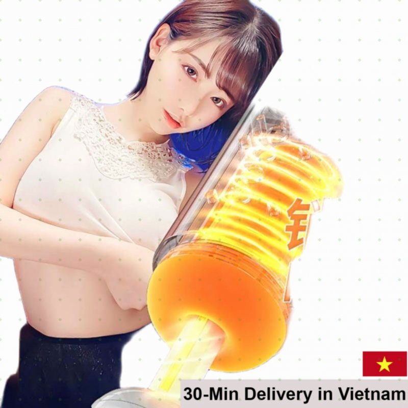 Mizzzee Blue Crystal-X Strong Vacuum Squeeze Masturbator Cup 