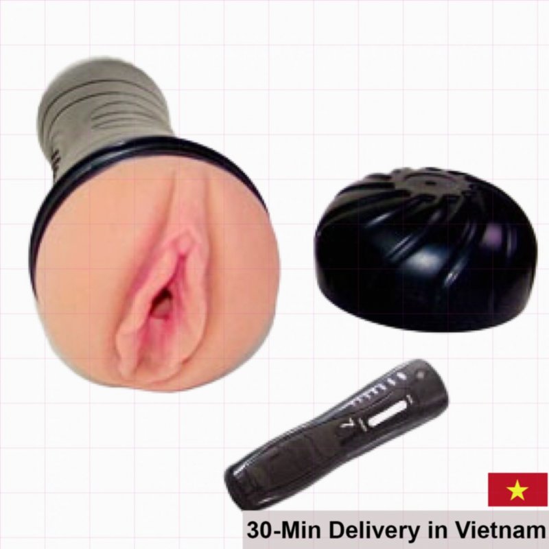 7 Mode Vibration Male Masturbator Silicone Flashlight Toy 