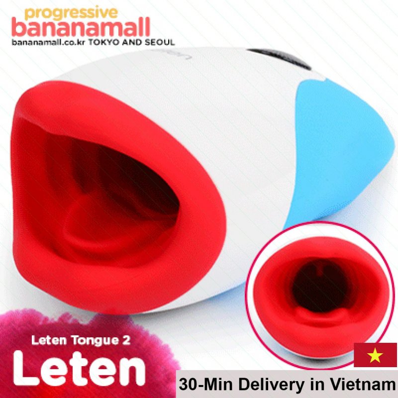 Leten Erotic Lips Heated Vibrating Suction Male Masturbator 
