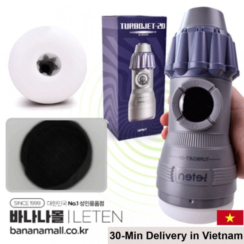 Leten TurboJet 20 Vibrating Oral Suction Blow Toy 