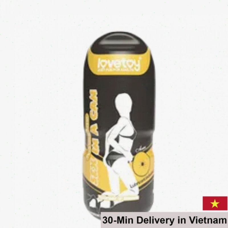 Lovetoy Anal Stroker with Vibration Soft Silicone Male Masturbator 