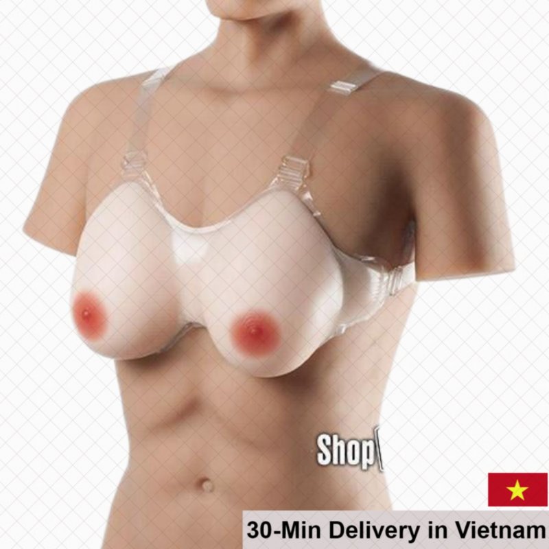 Premium Silicone Fake Breasts Enhancer for Women & Gay Soft 