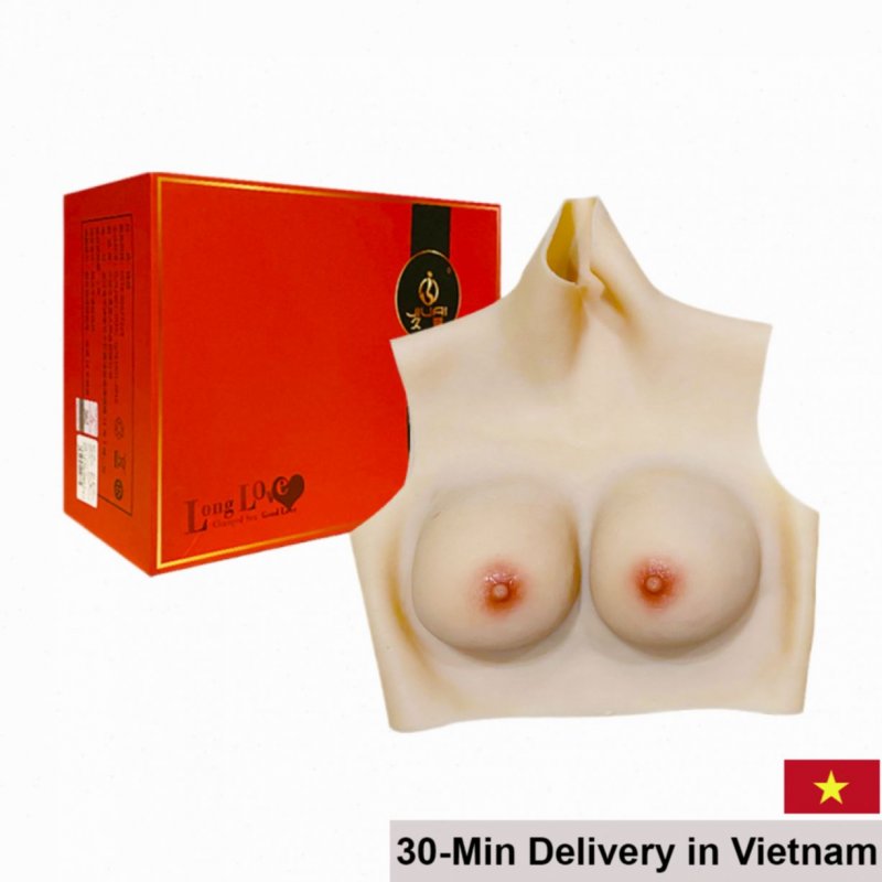 Jiuai C Cup Silicone Breast Chest Enhancer Cosplay 