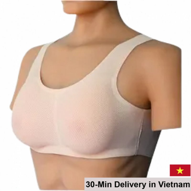 Realistic high quality fake bra, natural round shape, confidence boost 