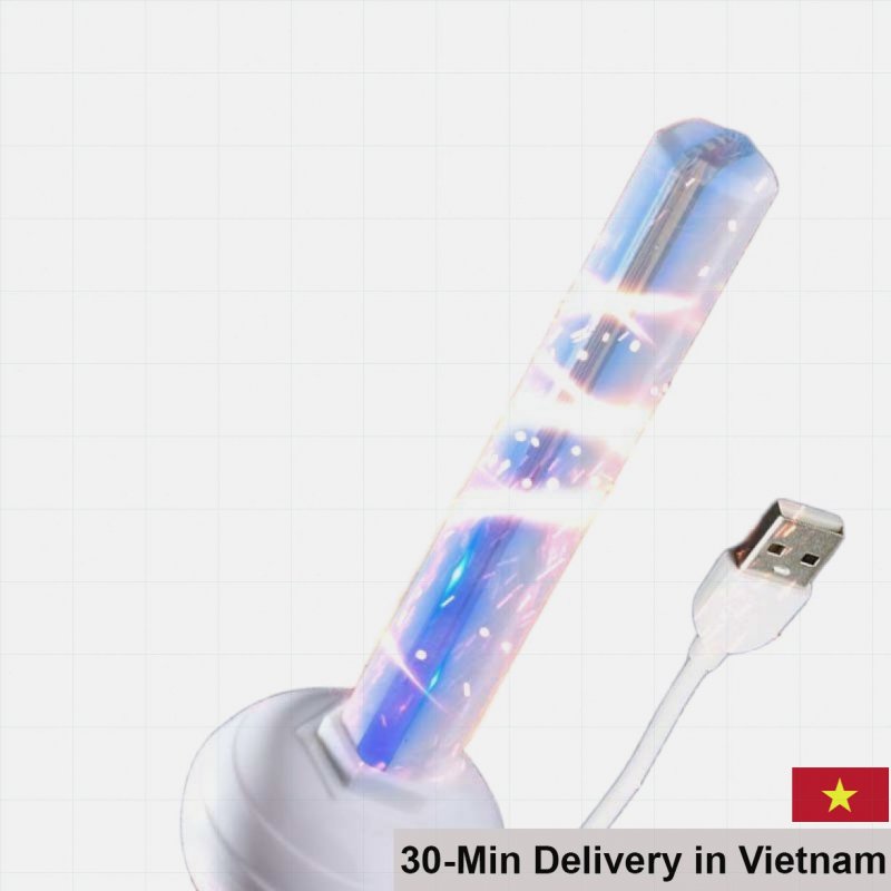 Aquamarine Heating Stick Warm Cleanse Toy 