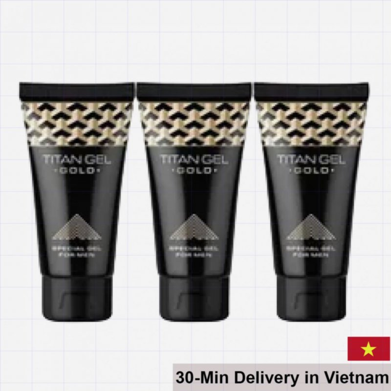 Gold Titan Gel Russian Brand Penis Enlargement Boost 