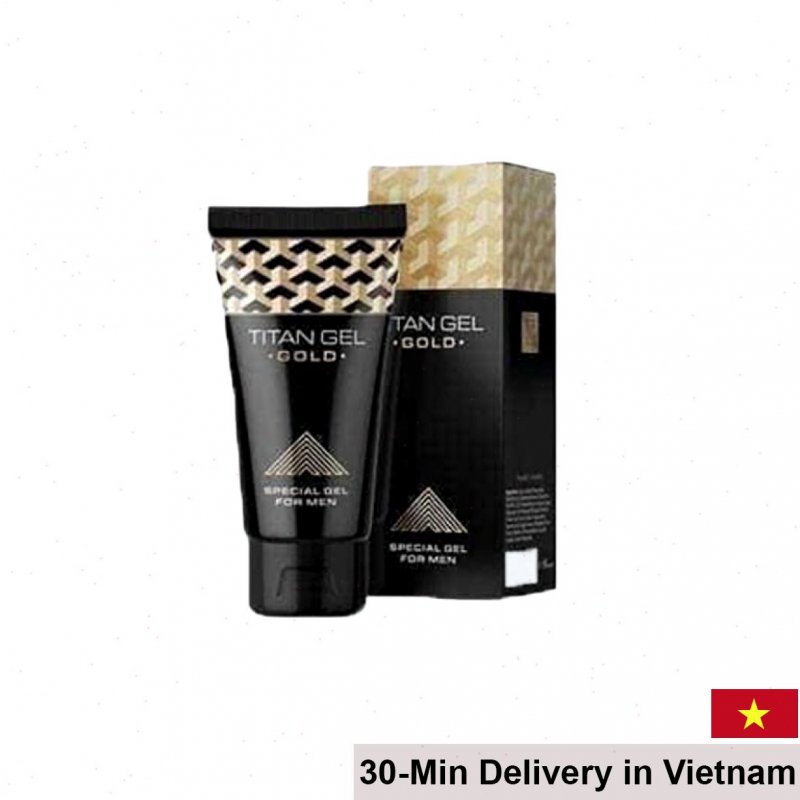 Titan Gold Penis Enlargement & Erection Gel 50ml - Russia Formula 