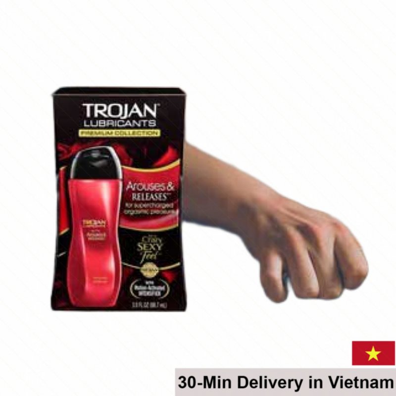 Trojan Arouses Strawberry Lubricant Gel Stimulating 50ml 