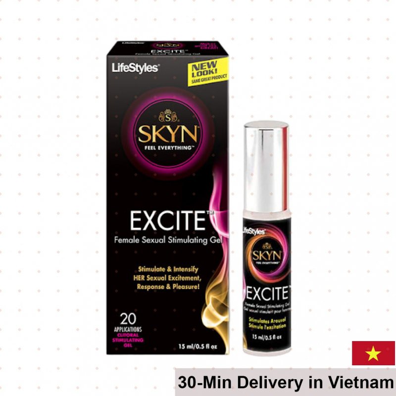 LifeStyles Excite 15ml Female Arousal Gel Tighten & Intensify Pleasure 