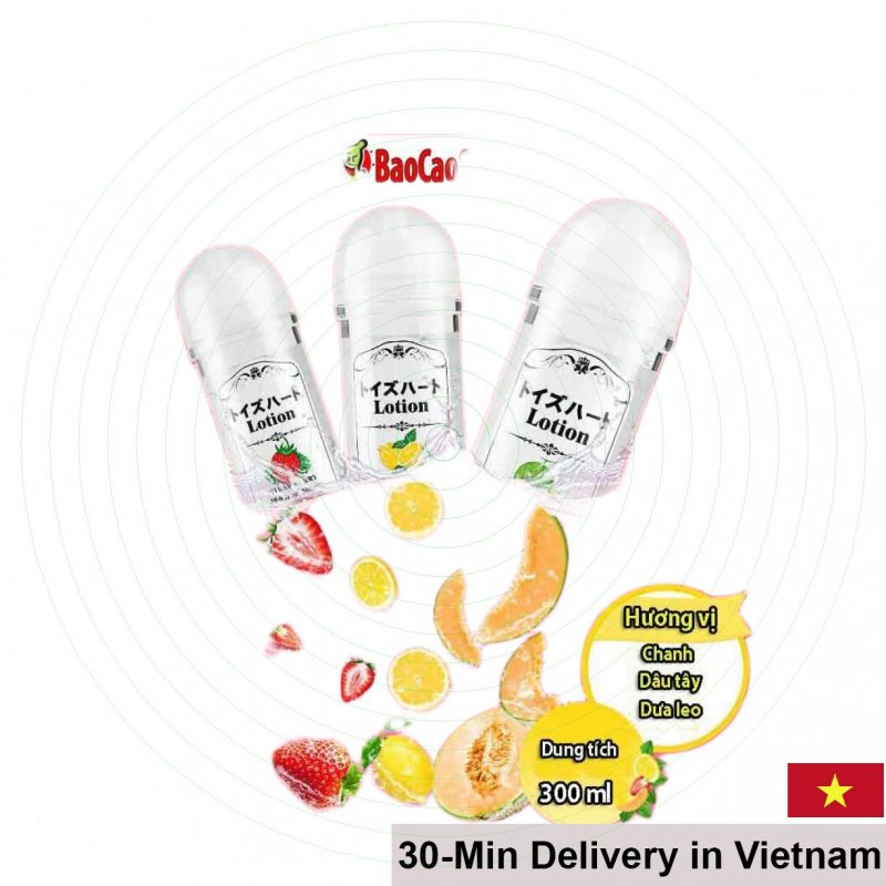 Japan 3in1 Fruit Scented Premium Lubricant Gel 300ml 