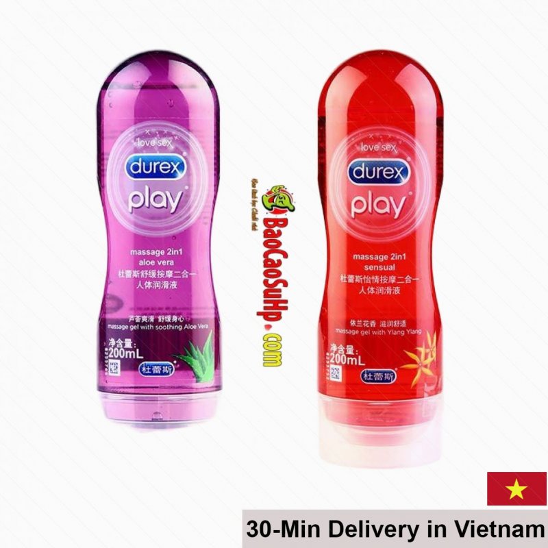 Durex Play 2in1 Aloe Vera Lubricant for Sensual Massage 200ml 