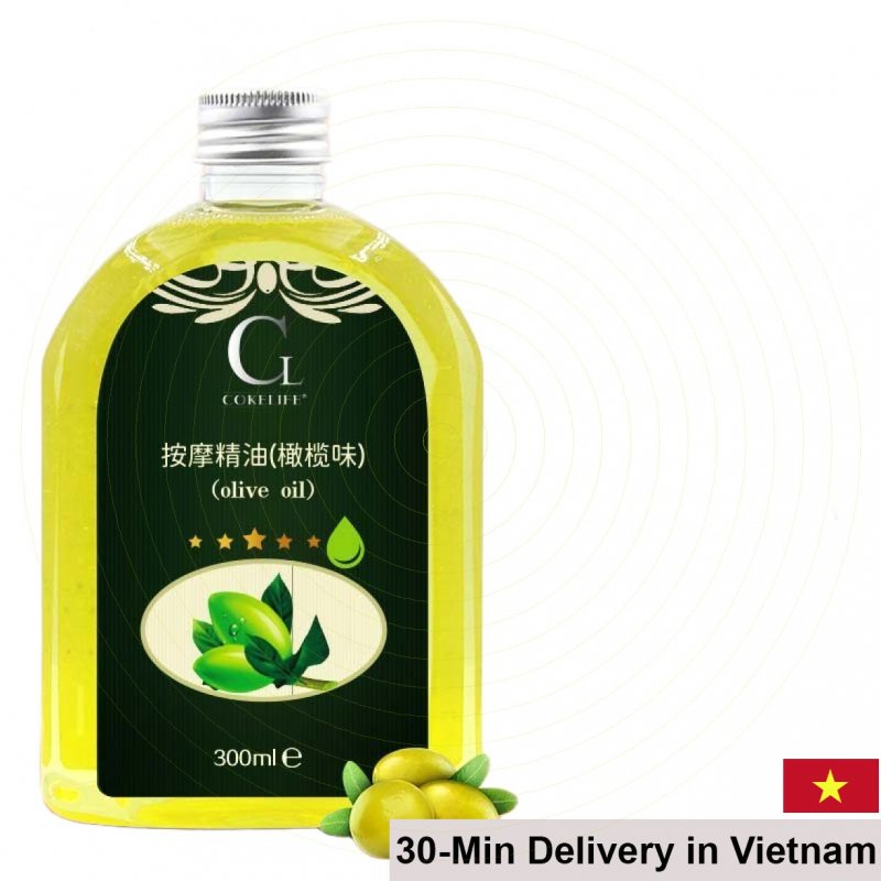 Cokelife olive massage oil natural lubricant 300ml 