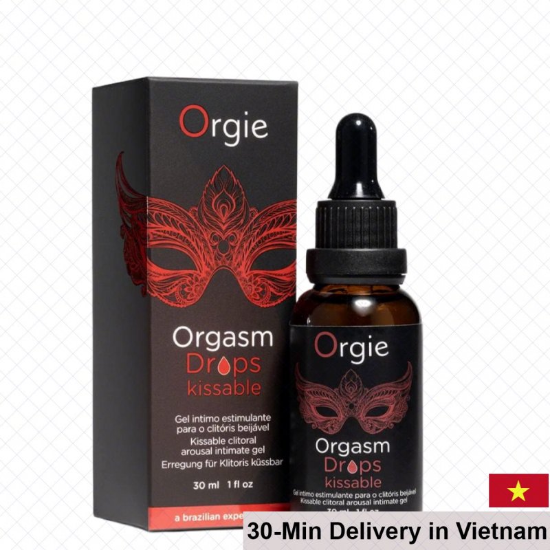 Orgie Orgasm Drops Kissable Clitoral Lubricant for Oral Intimacy 