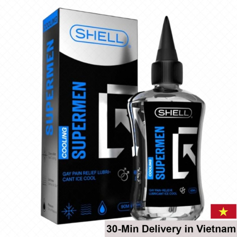 Supermen Cooling Anal Lubricant Gel Shell Korea 