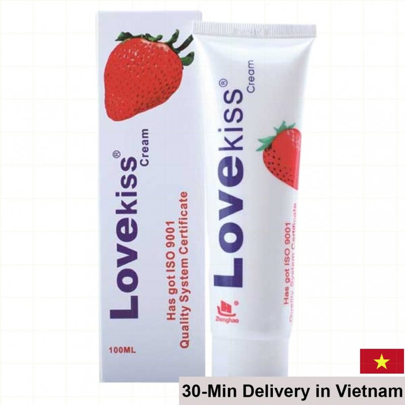 LoveKiss Strawberry Lubricant Gel Natural Feel Enhancer 100ml 