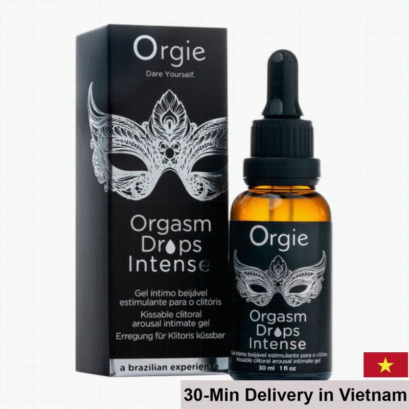 Orgie Orgasm Drops Intense Clitoral Gel Apple Scent 30ml 