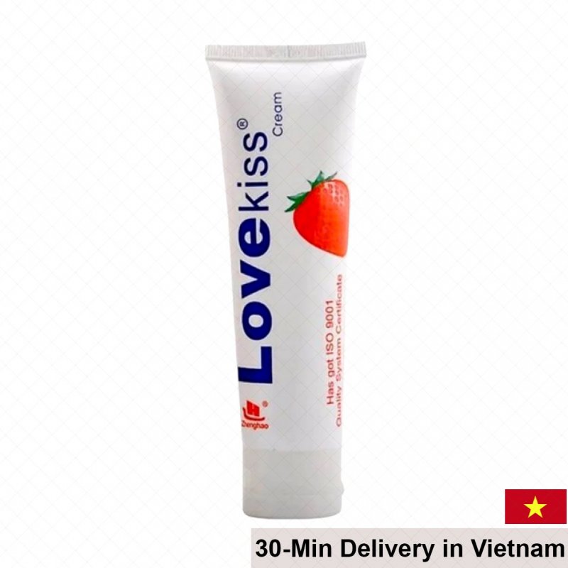 Love Kiss Strawberry Lubricant Gel 100ml Safe Smooth 