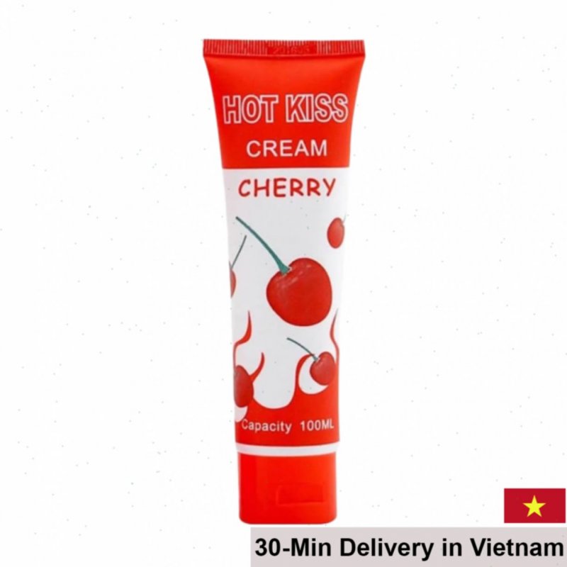Hot Kiss Cherry Flavored Lubricant Gel 100ml Sensual Boost 