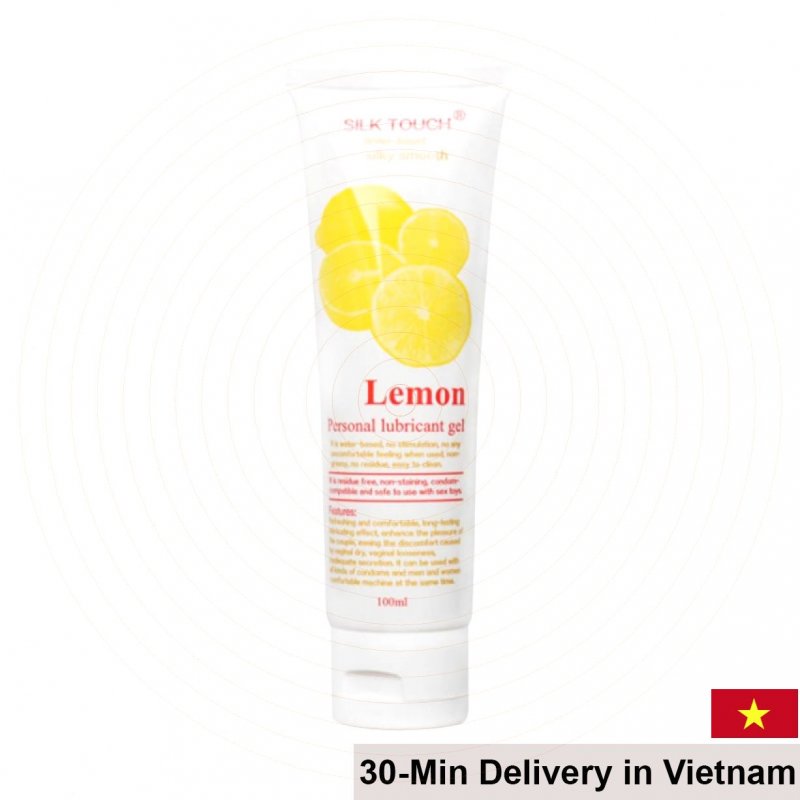 Silk Touch Lemon Scented Lubricant 100ml 
