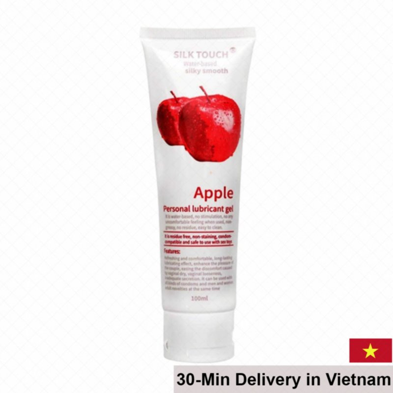 Silk Touch Apple Scented Lubricant Gel 100ml Smooth Long-Lasting 