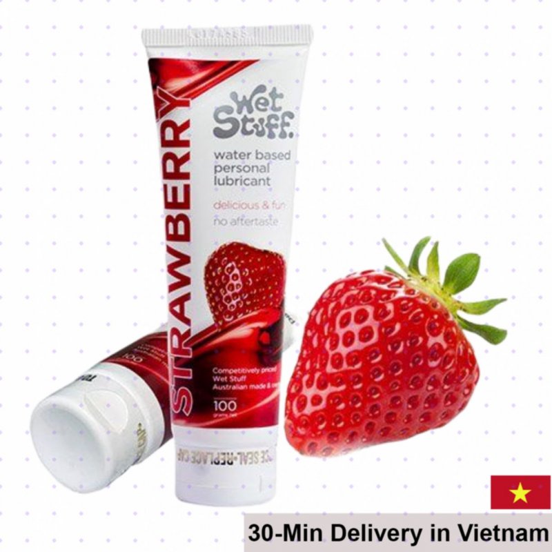 Wet Stuff Strawberry Water-Based Lubricant 50ml 
