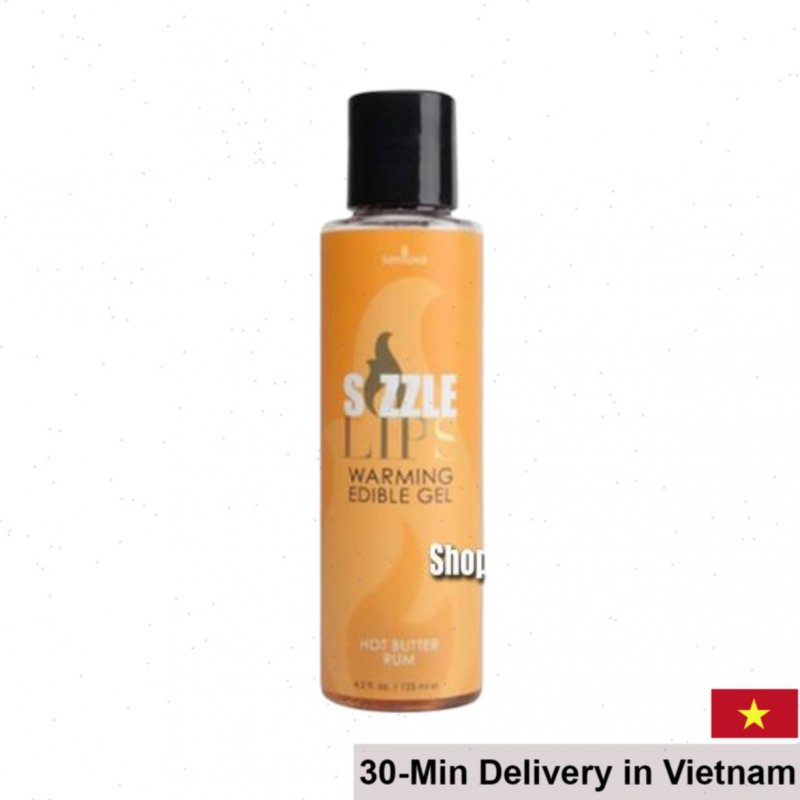 Sensuva Sizzle Lips Warming Massage Gel Edible 