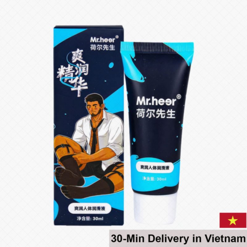 Mr. Heer Black Water Based Lubricant 30ml Special Gay Use 