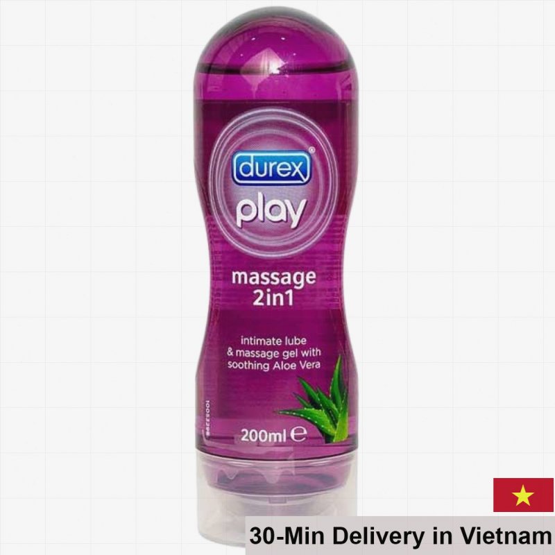 Durex Play Massage Lubricant 200ml – Soothing & Skin Nourishing Gel 