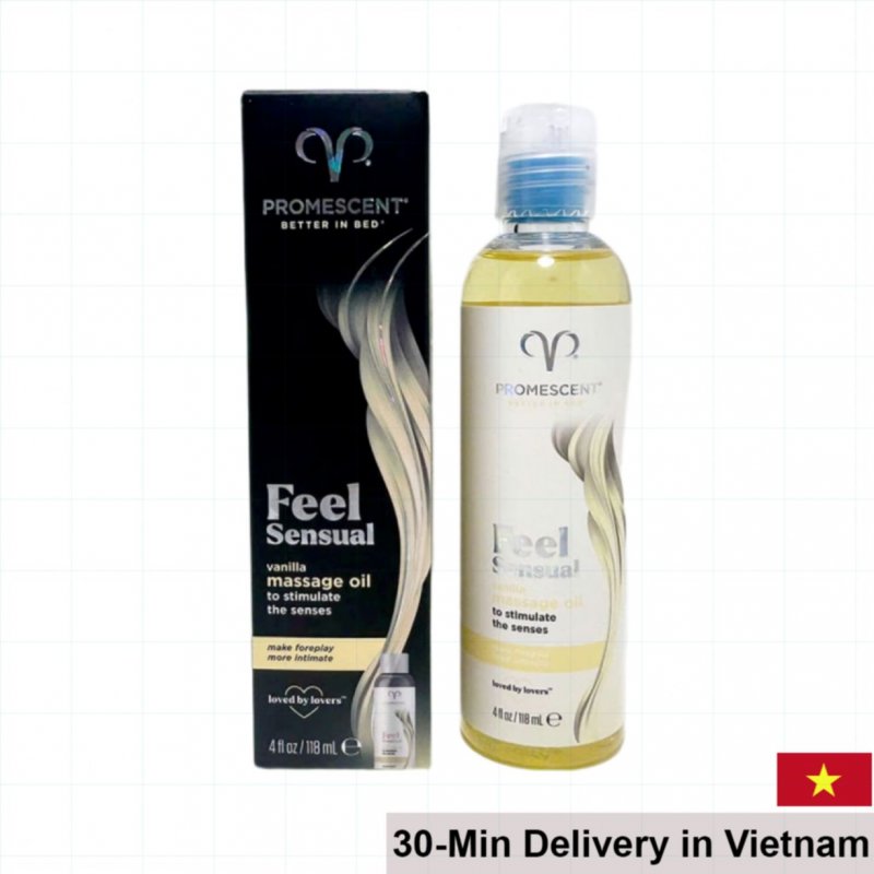 Promescent Feel Sensual Vanilla Warming Massage Oil 118ml 
