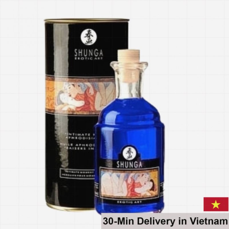 Couples Massage Oil for Sensual Foreplay with Strawberry Scent 