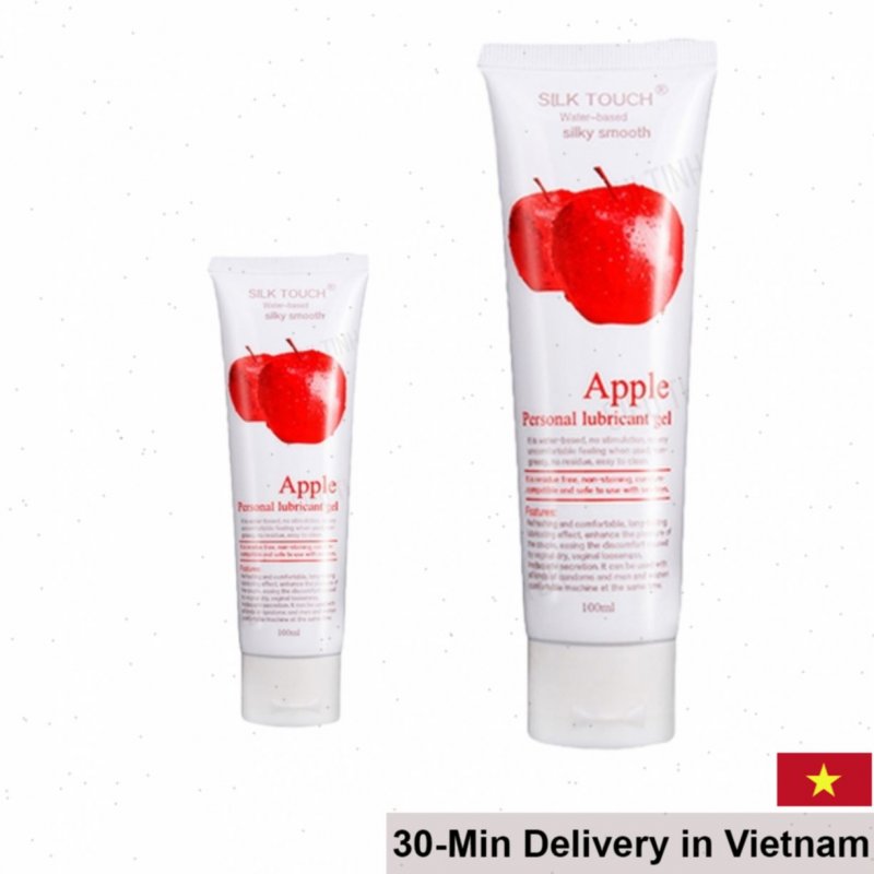 Silk Touch Apple Scented Water-Based Personal Lubricant Gel 60ml 