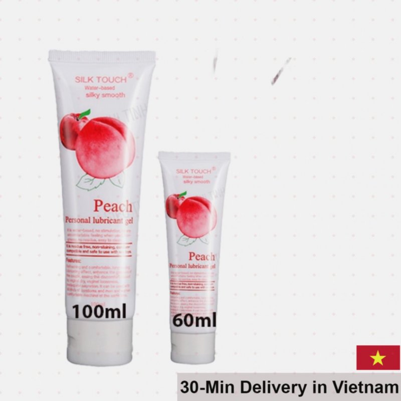 Silk Touch Peach Scented Lubricant Water-Based Smooth 