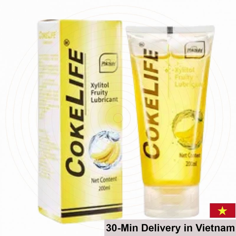 Cokelife Banana Scented Lubricant Water-Based Top Intimate Gel 