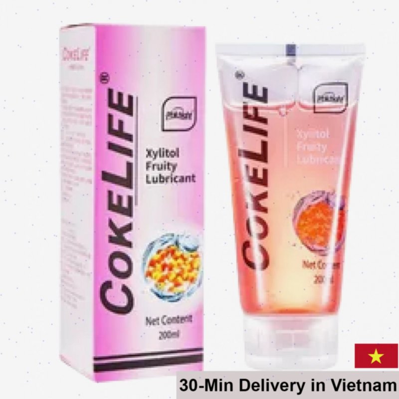 COKELIFE Peach Scented Water-Based Lubricant 200ml Smooth 