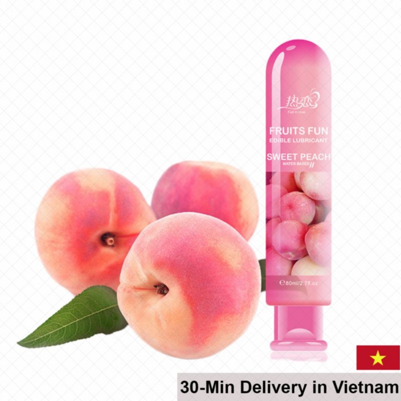 FALLINLOVE Peach Flavor Oral Lubricant for Smooth Sex 