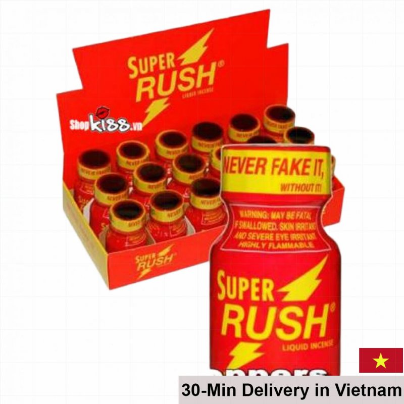 Super Rush Popper Red 10ml High Quality Aphrodisiac Intense Effect 