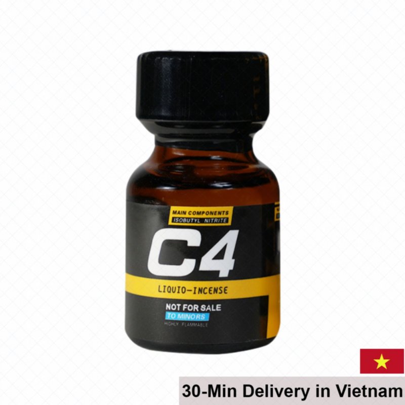 PWD USA C4 Black Yellow 10ml Popper Relaxing All Genders 