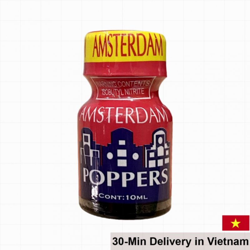 Popper PWD USA Amsterdam Red 10ml Pleasure Inhaler 