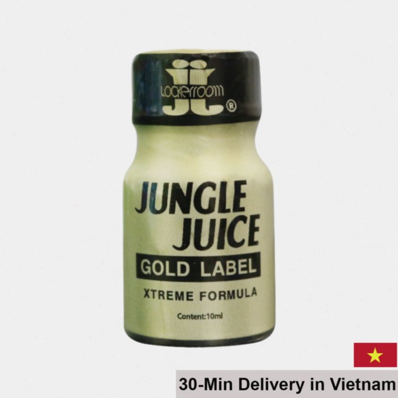 Popper PWD Jungle Juice Gold Label USA 10ml Boost Pleasure Inhaler 