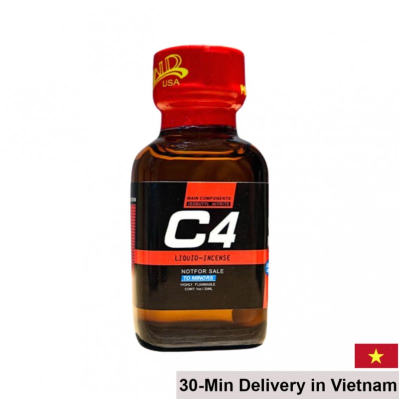 Popper C4 Red USA 30ml Enhancer Boost Libido Fast Acting 