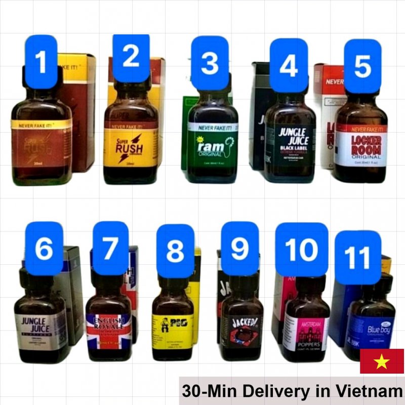 Popper 30ml Square Bottle High Quality Aroma 