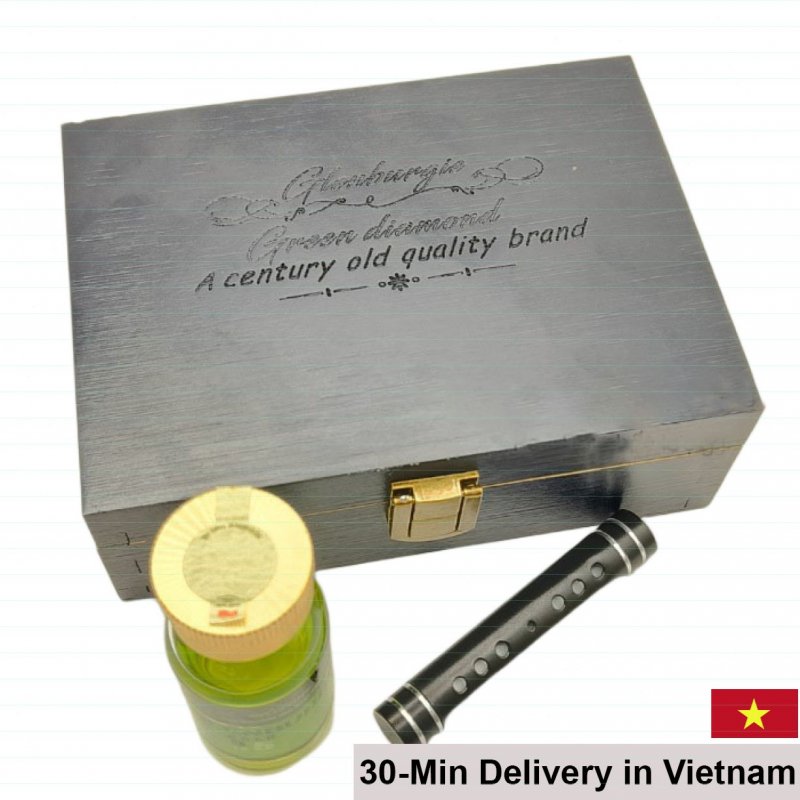 Glenburgie Green Diamond Popper Wood Box 30ml 