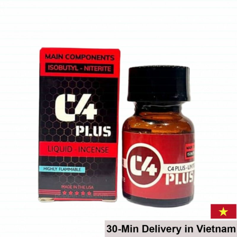 C4 Plus Red Popper 10ml Intense Stimulation Relax Anal Pain Relief 