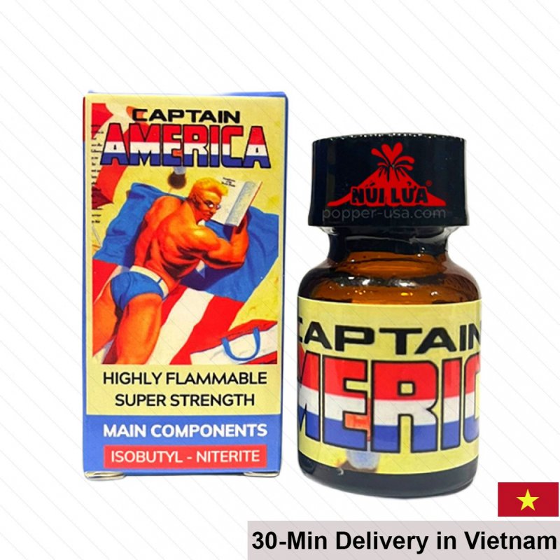 Captain America Popper 10ml Intense Sensation Aromatherapy 