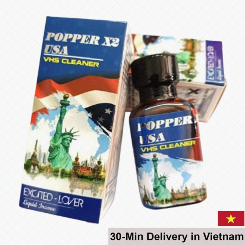 Popper X2 USA Lover Exciter 30ml Alcohol-Free Boost 